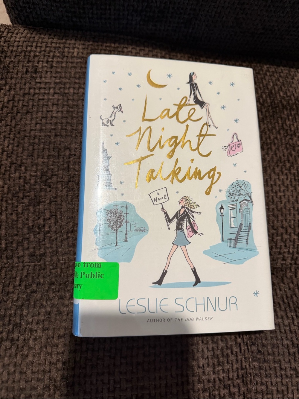 'Late Night Talking' Hardcover Book - Leslie Schnur